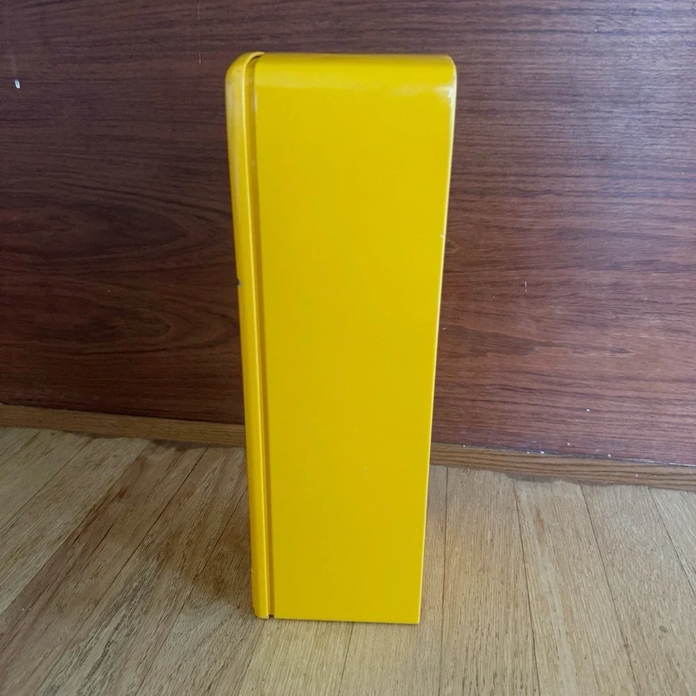 Veuve Clicquot Smeg Champagne Bottle Cooler Yellow Orange Fridge Case NO BOTTLE